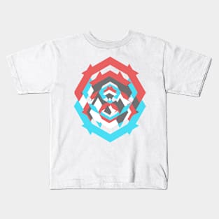 Findigo Illusion "3D Pattern" T-Shirt Motiv Kids T-Shirt